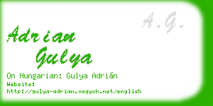 adrian gulya business card